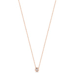 Cabaret Solitaire 0.05 ct Pırlanta Kolye Rose Altın / TR