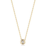 Cabaret Solitaire 0.05 ct Pırlanta Kolye Rose Altın / TR