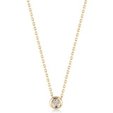 Cabaret Solitaire 0.05 ct Pırlanta Kolye Rose Altın / TR
