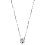 Cabaret Solitaire 0.05 ct Pırlanta Kolye Rose Altın / TR