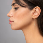 Yıldız Sallantılı Tektaş Pırlanta Piercing / TR