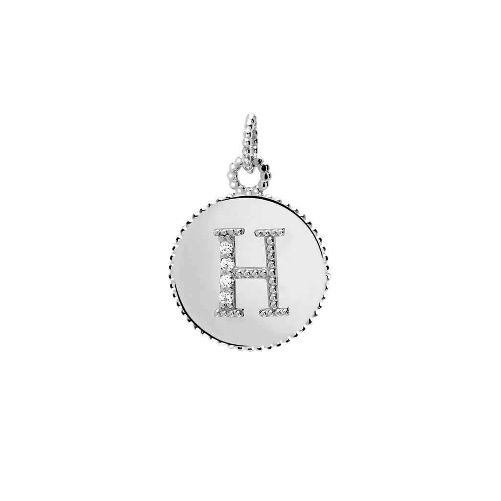 Letters Vintage Harf Altın Kolye Ucu Rose Altın / TR