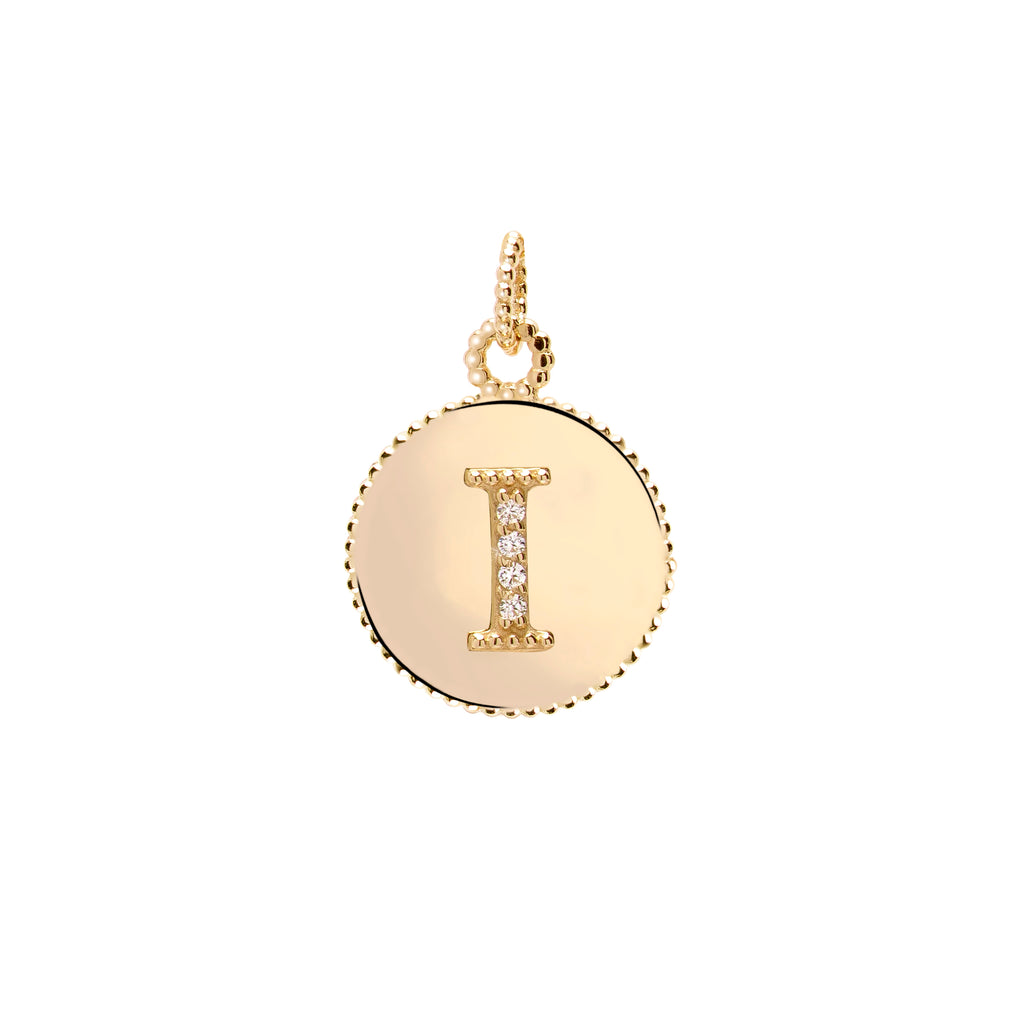 Letters Vintage Harf Altın Charm