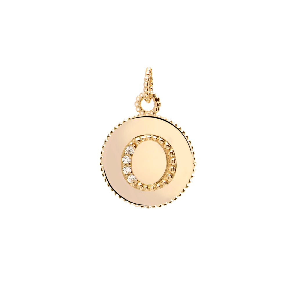 Letters Vintage Harf Altın Charm