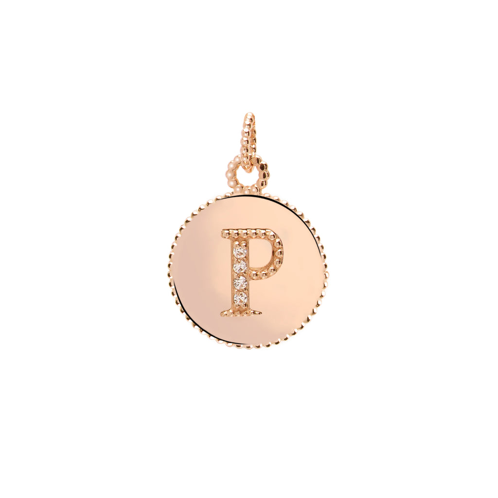 Letters Vintage Harf Altın Charm