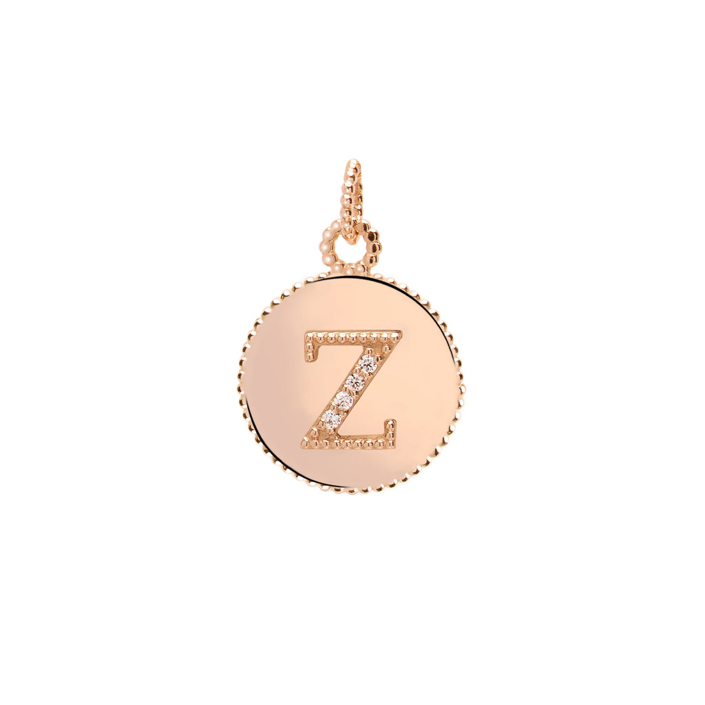 Letters Vintage Harf Altın Charm