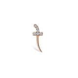 Hançer Pırlanta Piercing Rose Altın / TR
