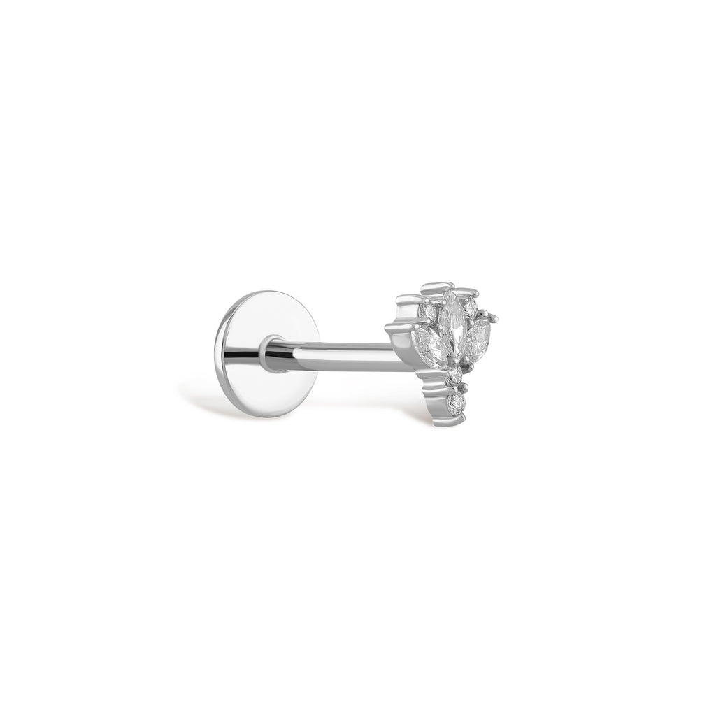 Mini Fan Pırlanta Tragus Rose Altın / TR