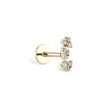 Manches Arc Queen Pırlanta Piercing Rose Altın / TR