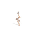 Sarmaşık Pırlanta Piercing Rose Altın / TR