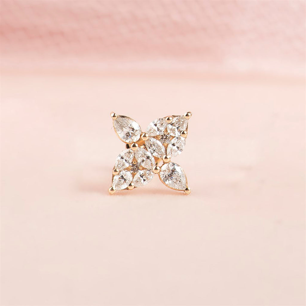 Chance Pırlanta Piercing Rose Altın / TR