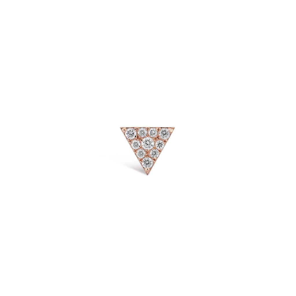 Triangle Pırlanta Tragus Rose Altın / TR