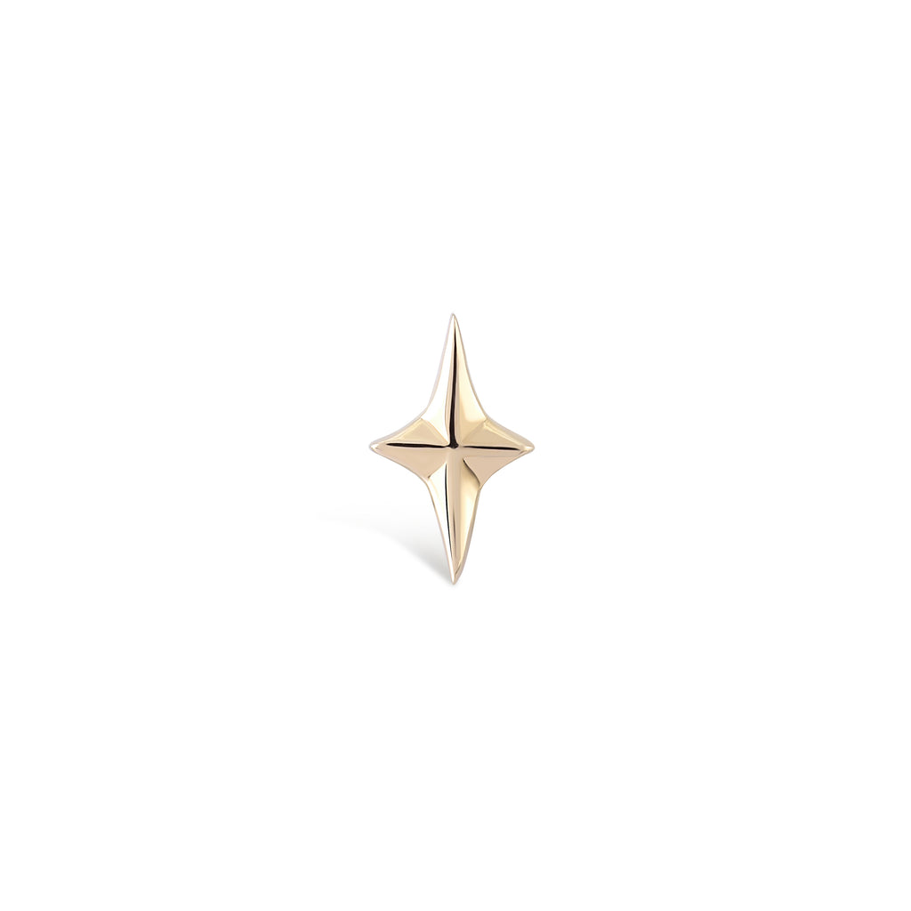 Mini Kutup Yıldızı Piercing Rose Altın / TR