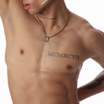 Zincir Altın Nipple Piercing Rose Altın / TR