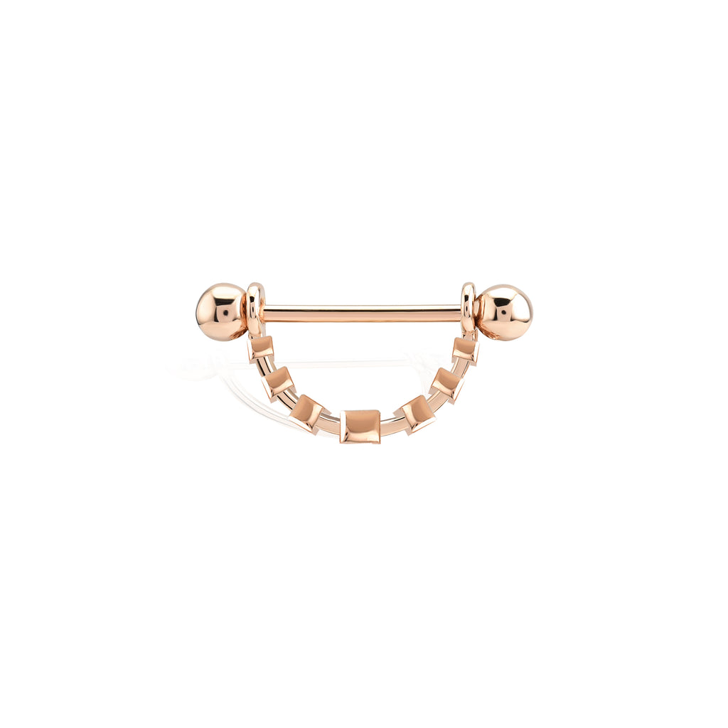 Küp Nipple Piercing Rose Altın / TR