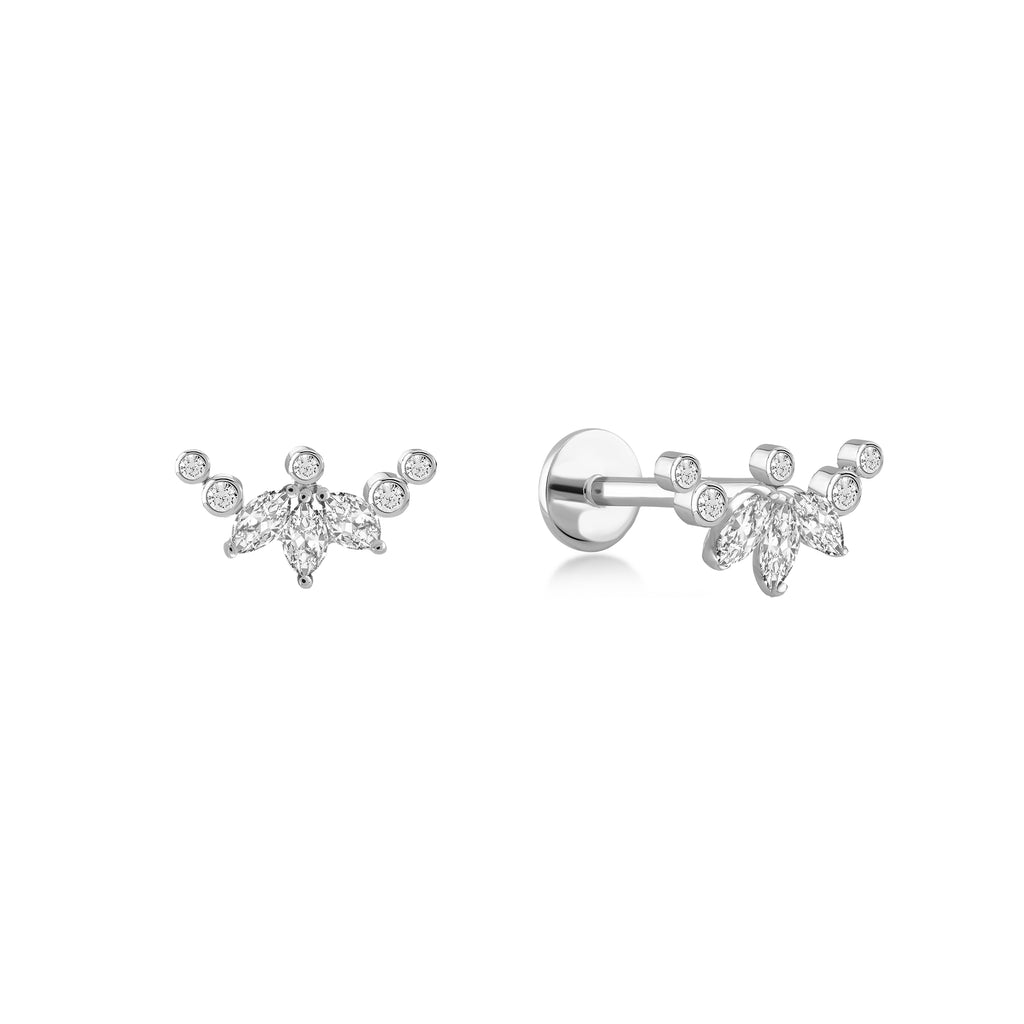 Markiz Pırlanta Flower Piercing / TR