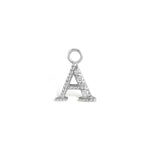 Pırlanta Vintage Harf Piercing Charm TR