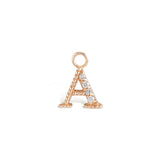 Pırlanta Vintage Harf Piercing Charm TR