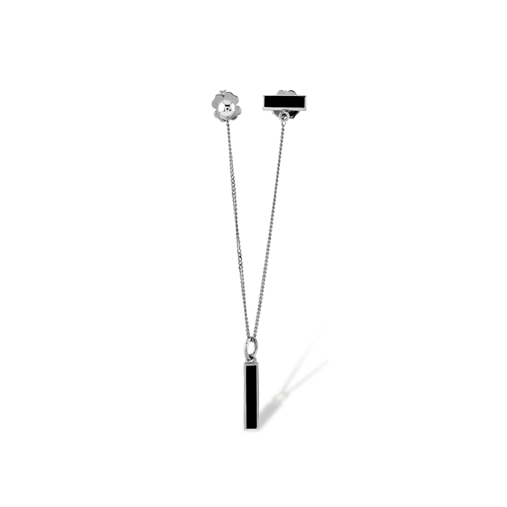 Rhythm İkili Kombin Tek Altın Küpe Rose Altın / TR