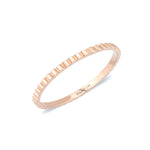 Andante Mini Curve Altın Yüzük Rose Altın / TR