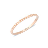 Andante Mini Curve Altın Yüzük Rose Altın / TR
