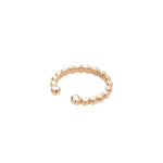 Altın Toptop Sıkıştırmalı Halka Piercing Rose Altın / TR