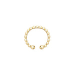 Altın Toptop Sıkıştırmalı Halka Piercing Sarı Altın / TR