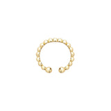 Altın Toptop Sıkıştırmalı Halka Piercing Sarı Altın / TR