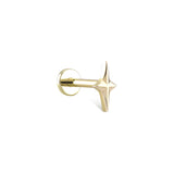 Mini Kutup Yıldızı Altın Piercing TR