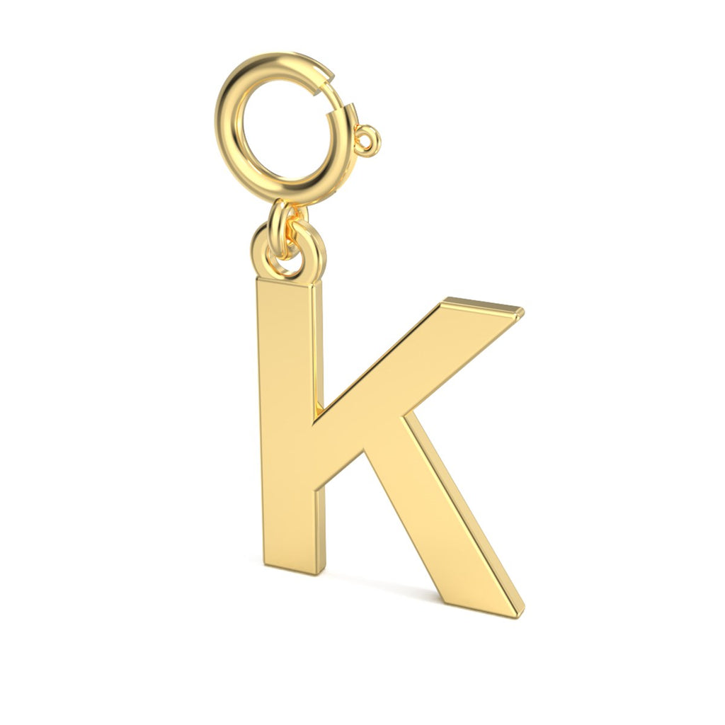 Letters Harf Altın Charm  / TR