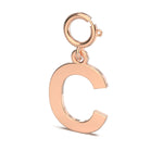 Letters Harf Altın Charm Rose Altın / TR