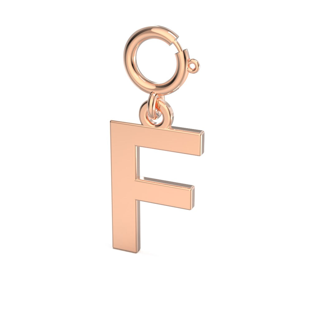 Letters Harf Altın Charm Rose Altın / TR