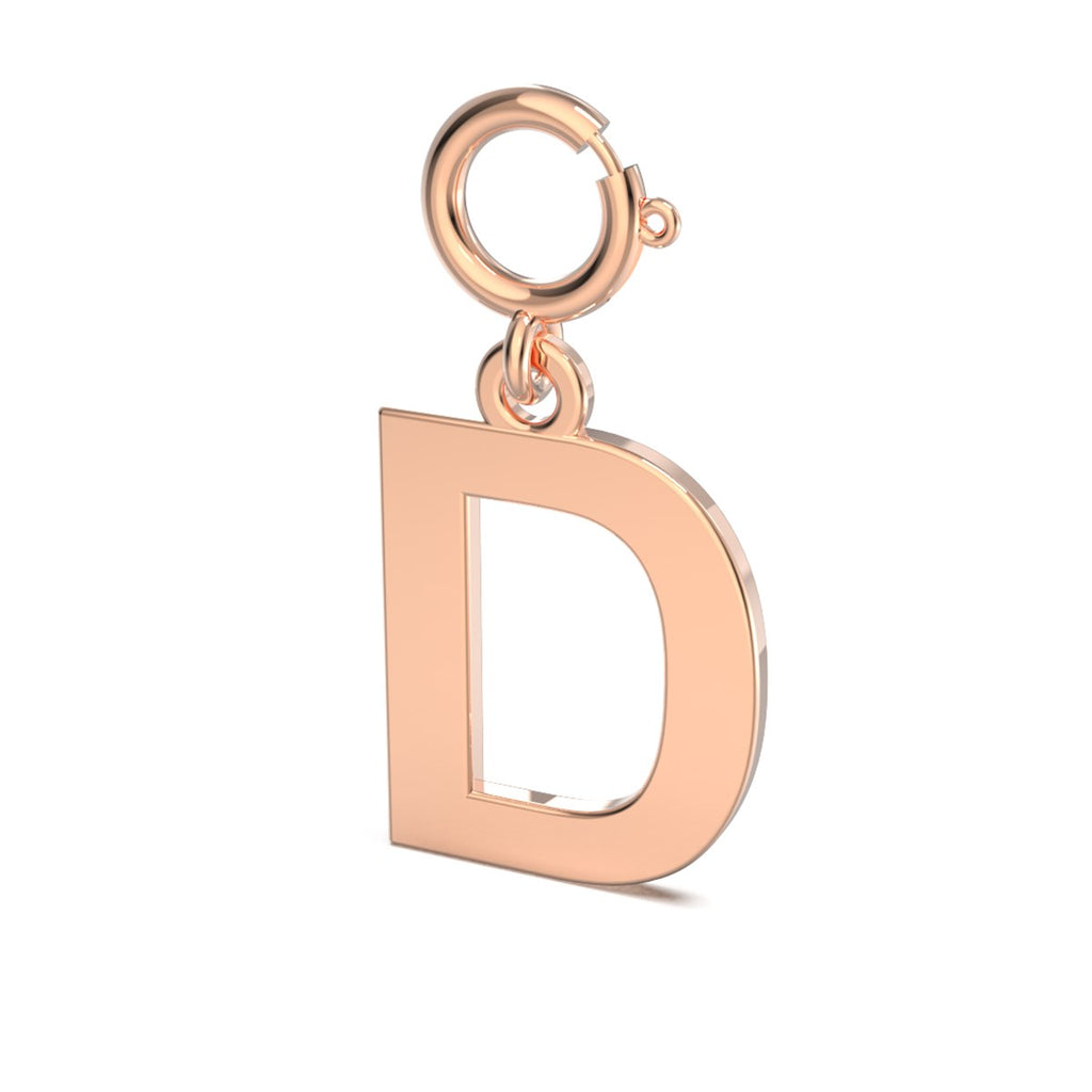 Letters Harf Altın Charm Rose Altın / TR