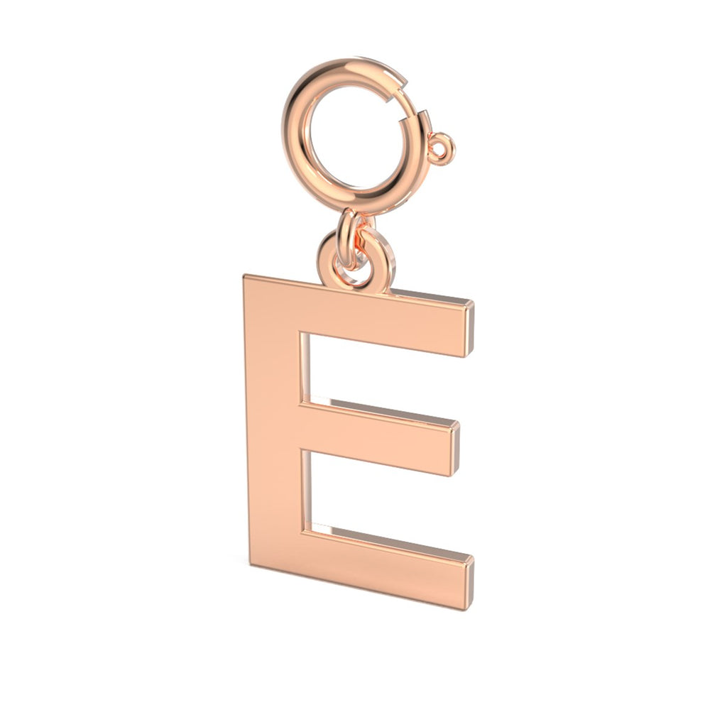 Letters Harf Altın Charm Rose Altın / TR