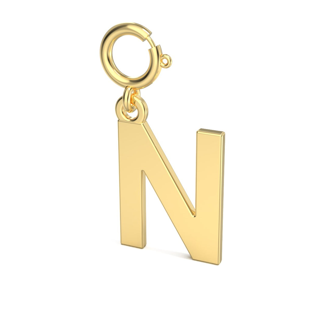 Letters Harf Altın Charm  / TR