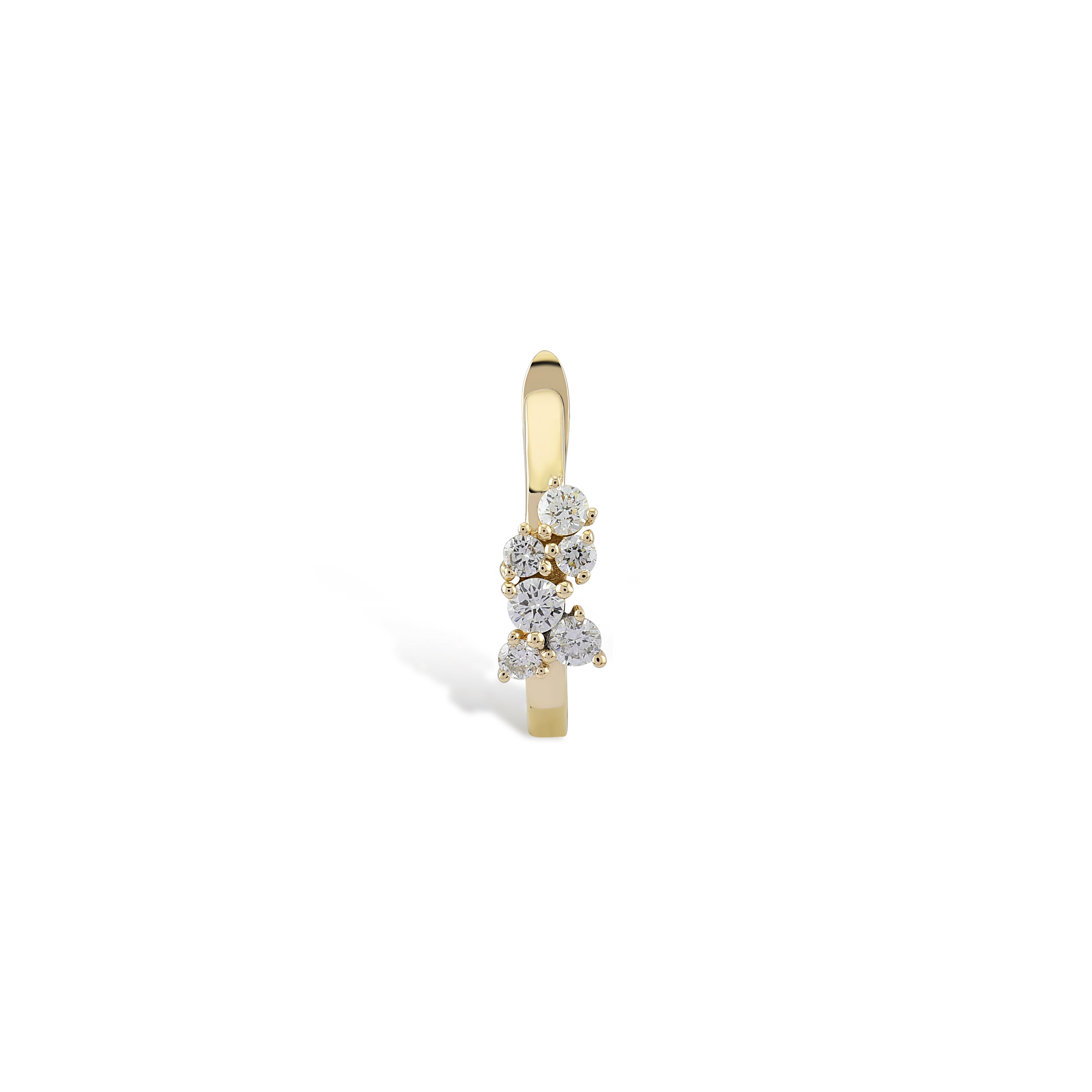 Queen Pırlanta Earcuff Rose Altın / TR