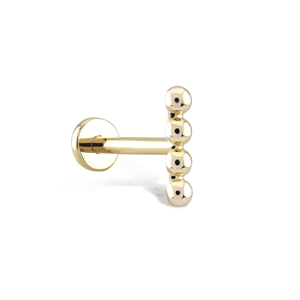 Toptop Çubuk Altın Piercing Rose Altın / TR