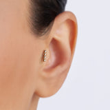Toptop Çubuk Altın Piercing Rose Altın / TR