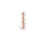 Toptop Çubuk Altın Piercing Rose Altın / TR