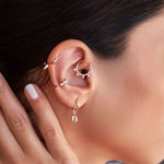Üçlü Konik Sarkıt Halka Piercing(13mm) / TR