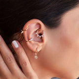 Üçlü Konik Sarkıt Halka Piercing(13mm) / TR